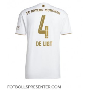Bayern Munich Matthijs de Ligt #4 Borta Matchtröja 2022-23 Kortärmad